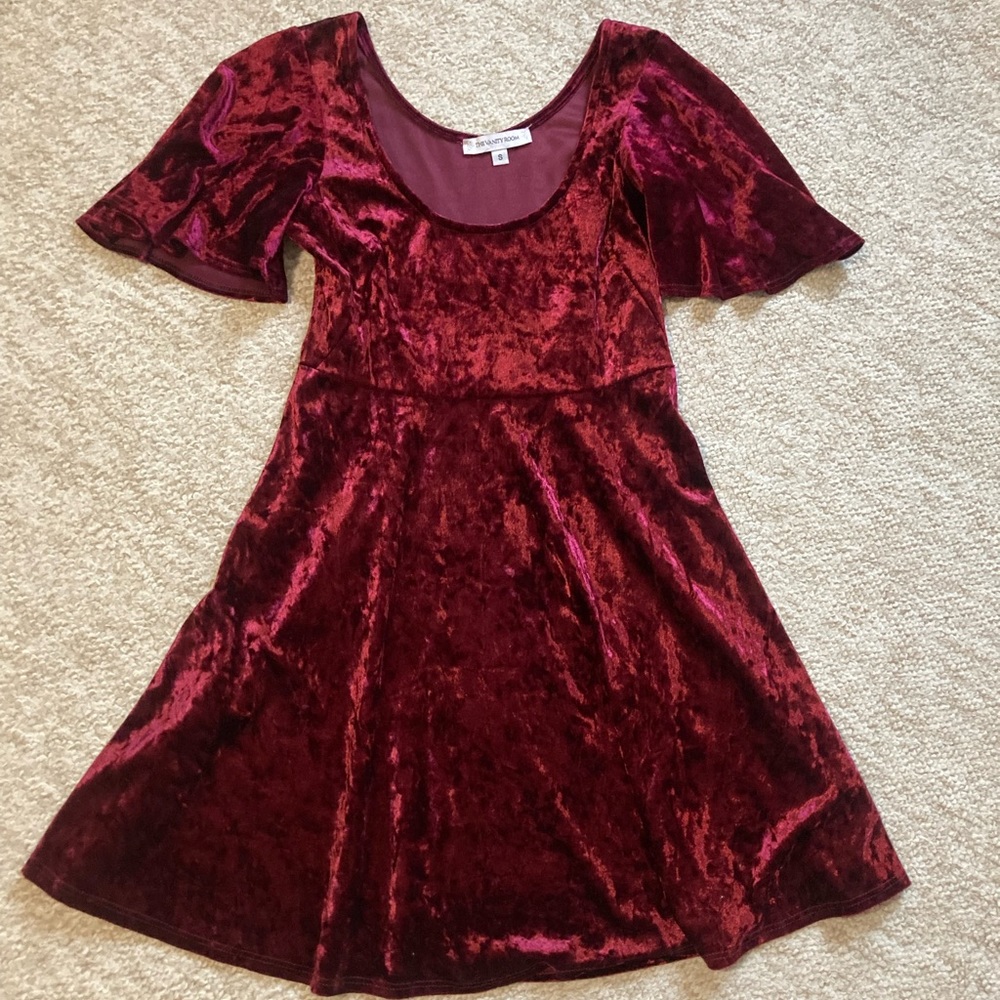 The Vanity Room Velour Dress